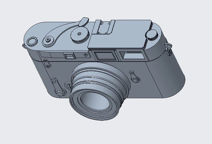 camera with inner world 3D Print Model .c4d .max .obj .3ds .fbx .stl .blend 