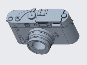 cam&eacute;ra avec monde int&eacute;rieur Modèles 3D en vedette