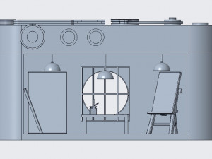 camera with inner world 3D Принт Модель