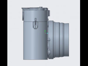 camera with inner world 3D Print Model