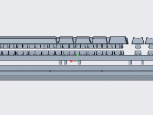 disassembly keyboard 3D 模型