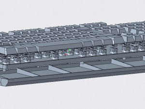 disassembly keyboard 3D 模型