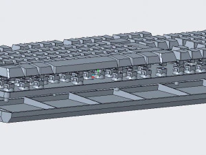 disassembly keyboard 3D Model