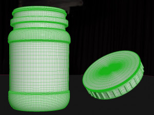 plastic jag for pills 3D Model