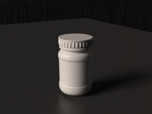 plastic jag for pills 3D Model