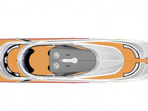 motor yacht 126 feet 3D Model