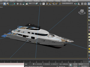motor yacht 126 feet Modello 3D