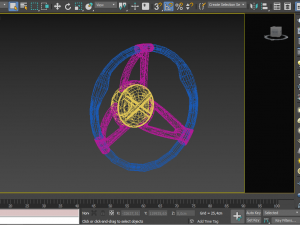 carbon steering wheel Modelo 3D