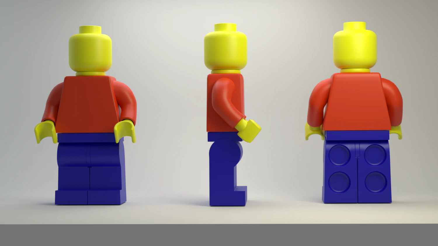 lego man generic 3D Model .c4d .max .obj .3ds .fbx .stl .blend 