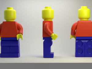 LEGO uomo generico Modello 3D