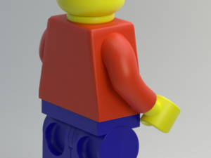 lego man generic 3D Model
