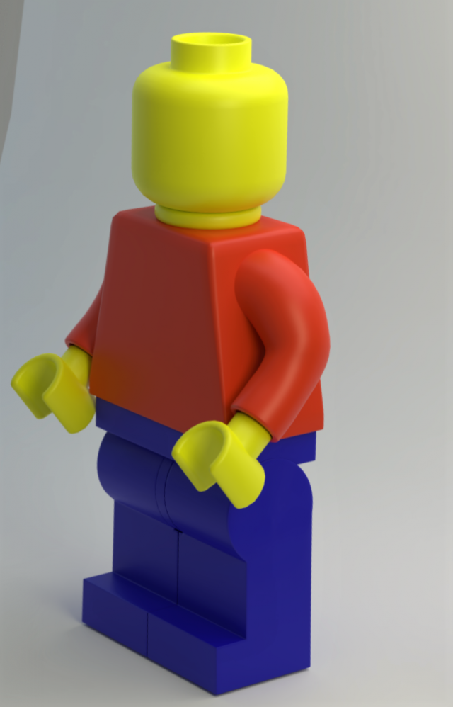 lego man generic Modello 3D in Giocattoli 3DExport