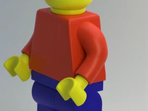 lego man generic 3D Model
