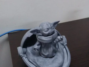 baby yoda stl files star wars fanart 3d print 3D Print Model