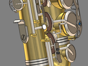 alto saxophone 3D-Modell