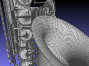 alto saxophone 3D-Modell