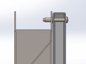 metal grille door aisi304 with air filter 600x500x55mm Modelo 3D