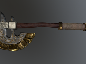 stylised axe prop 3D 模型