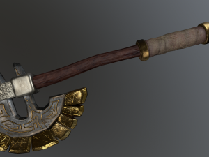 stylised axe prop 3D Model