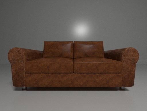 sofa leater Model 3D .c4d .max .obj .3ds .fbx .stl .blend