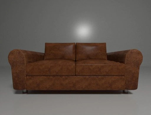 소파 가죽 3D 모델 .c4d .max .obj .3ds .fbx .stl .blend 