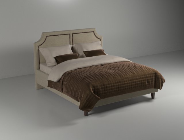 bed 3Dモデル .c4d .max .obj .3ds .fbx .stl .blend 