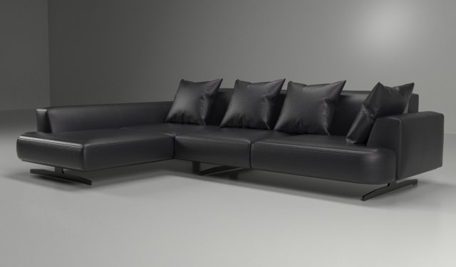 sofa vinsent Model 3D .c4d .max .obj .3ds .fbx .stl .blend