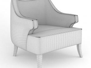 java armchair 3D 모델