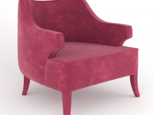 java armchair 3D 模型