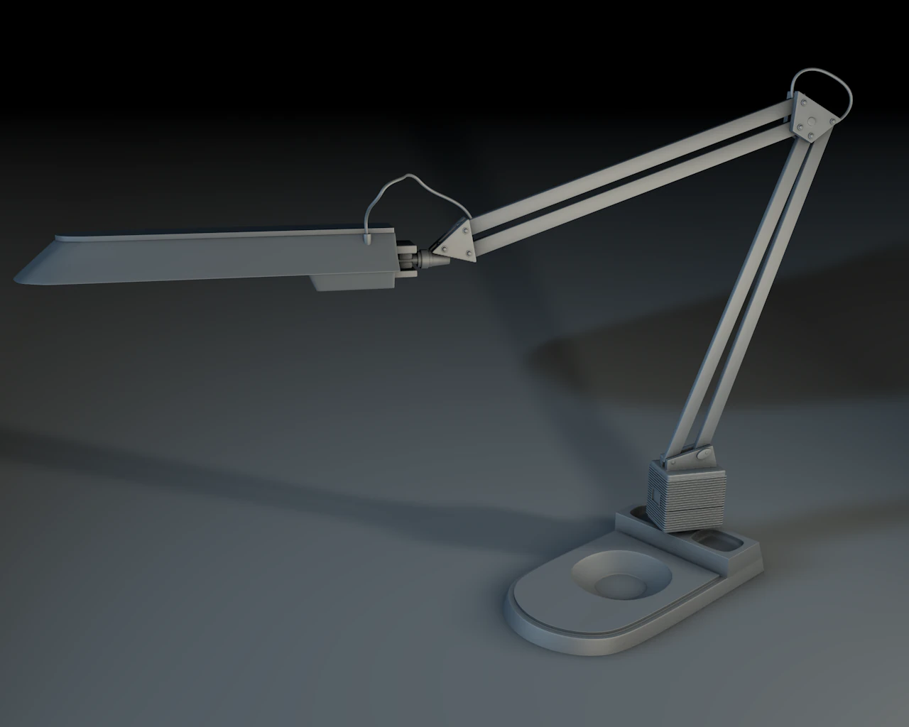 table lamp 3D Model .c4d .max .obj .3ds .fbx .stl .blend 