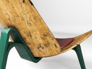 modern leather chair 3D Model