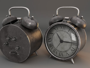 old alarm clock Modelo 3D
