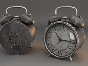 old alarm clock 3D Model