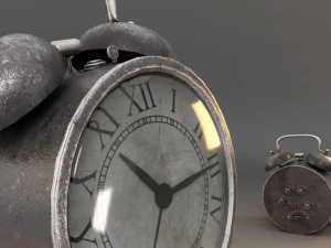 old alarm clock 3D Model