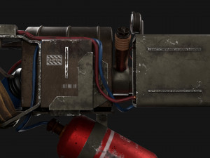 cryogun Modelo 3D