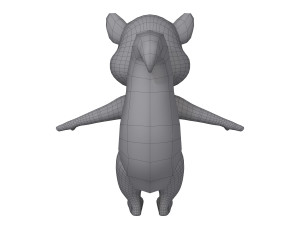 squirrel cartoon Model 3D