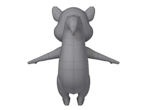 squirrel cartoon 3D Model
