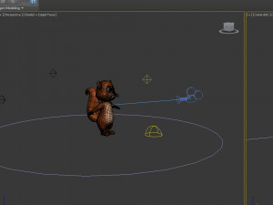 squirrel cartoon Model 3D