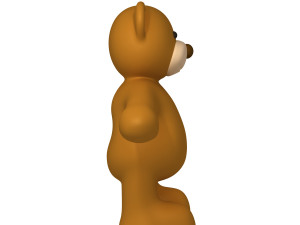 teddy bear cartoon 3D Модель
