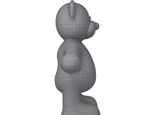 teddy bear cartoon 3D Модель