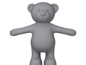 teddy bear cartoon 3D Модель