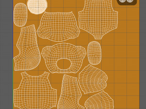 teddy bear cartoon 3D Модель