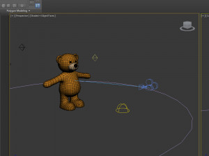teddy bear cartoon 3D Модель