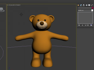 teddy bear cartoon 3D Модель