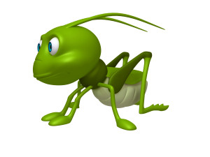 grasshopper cartoon 3D Model