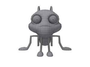 grasshopper cartoon 3D-Modell