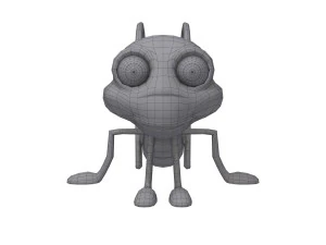 grasshopper cartoon 3D Model