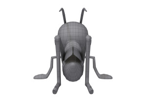 grasshopper cartoon 3D-Modell