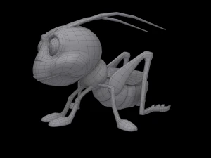 grasshopper cartoon 3D Model