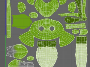 grasshopper cartoon 3D-Modell